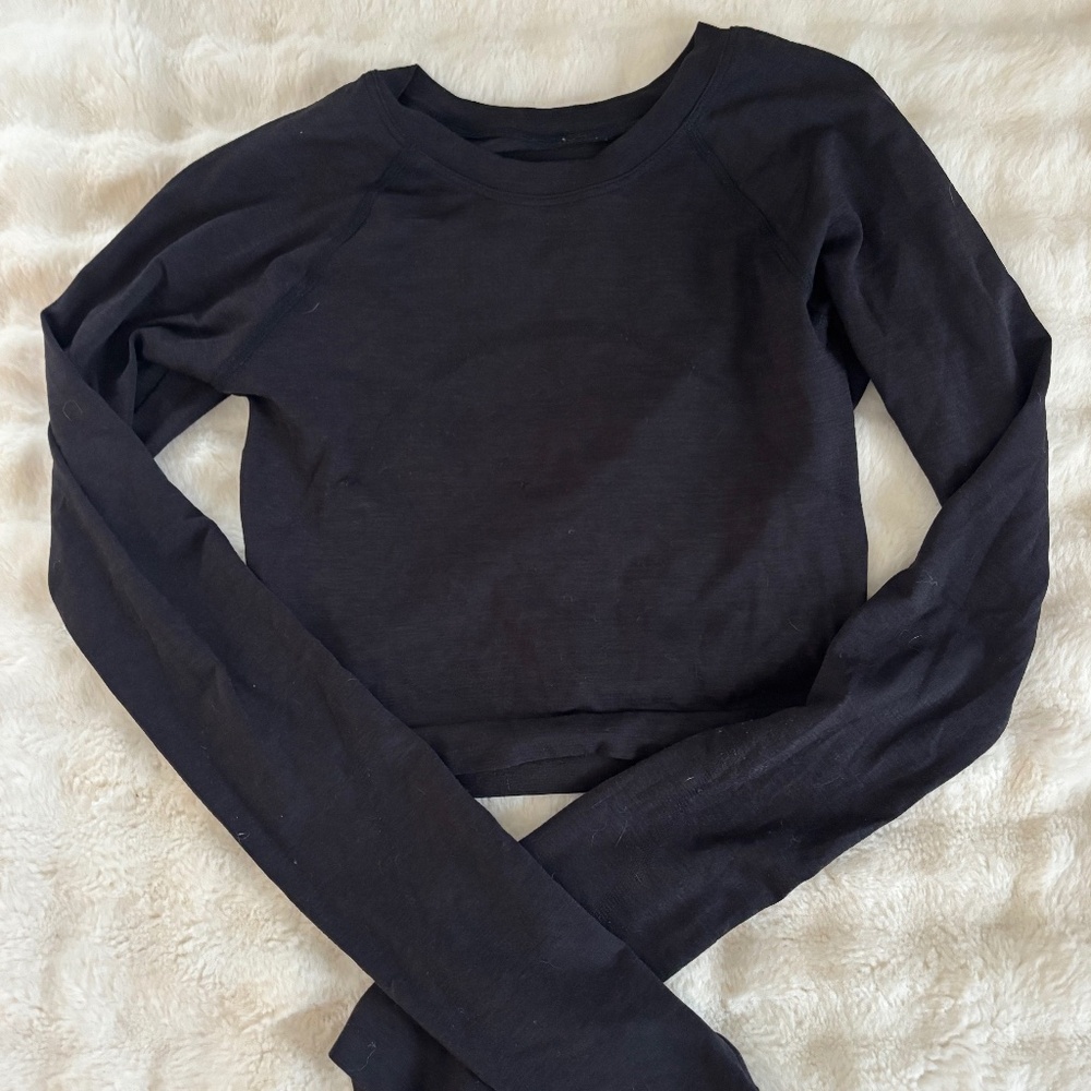 Lululemon Swiftly Tech Cropped Long-Sleeve Shirt 2.0